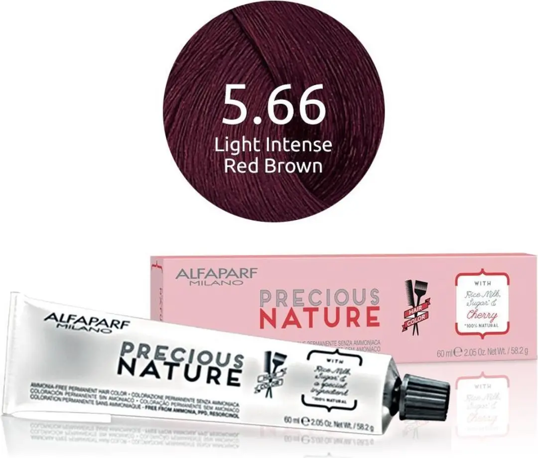 ALFAPARF Precious Nature Permanent Haarkleur Zwart 60ml