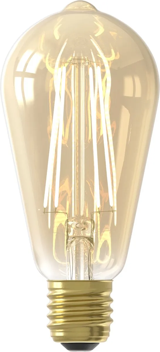 Calex LED Goud E27 ST64 4.5W 470lm 2100K - 5 Stuks