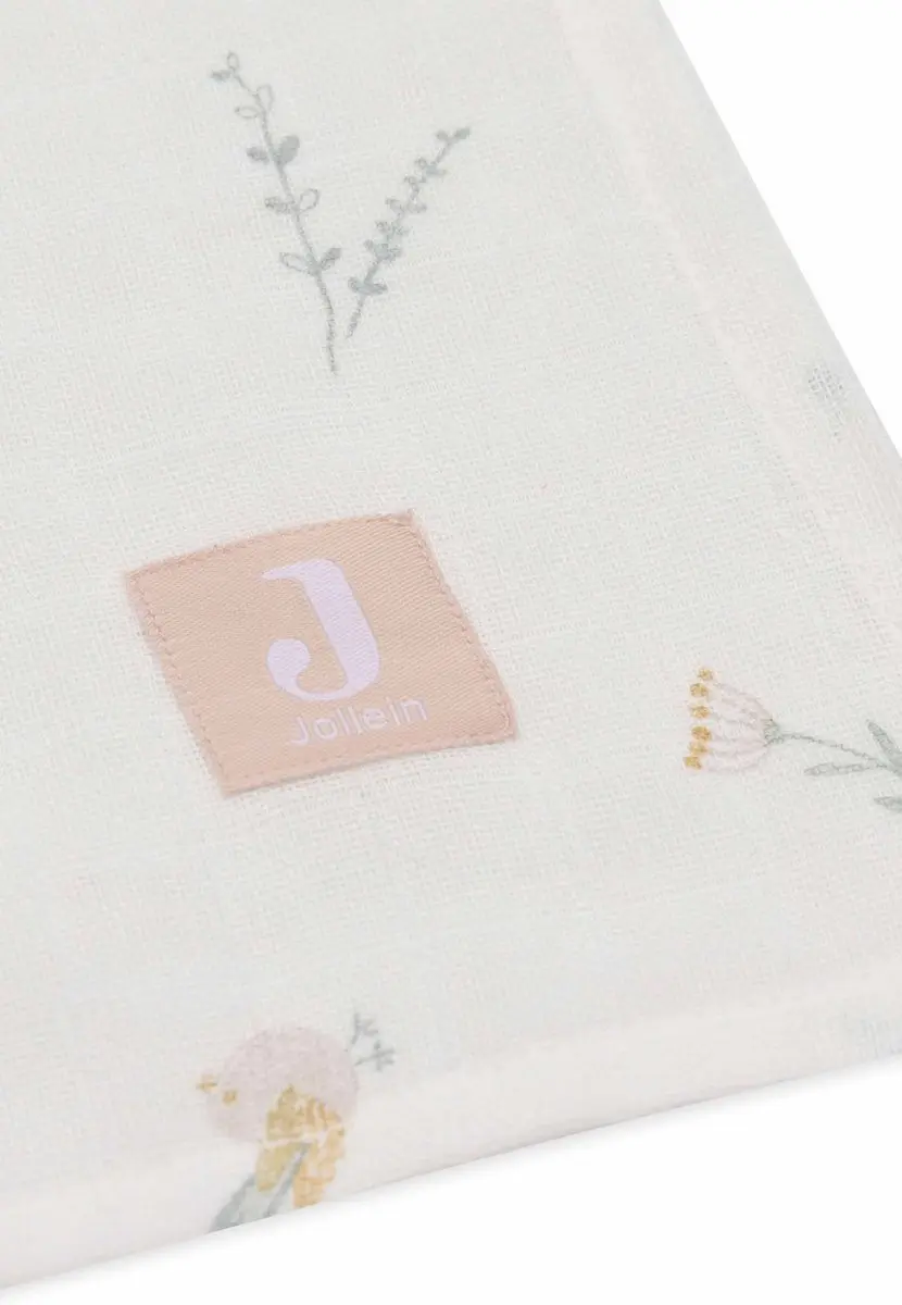 Jollein Hydrofiele Doek Large 115x115cm - Lovely Birds - 2 Stuks