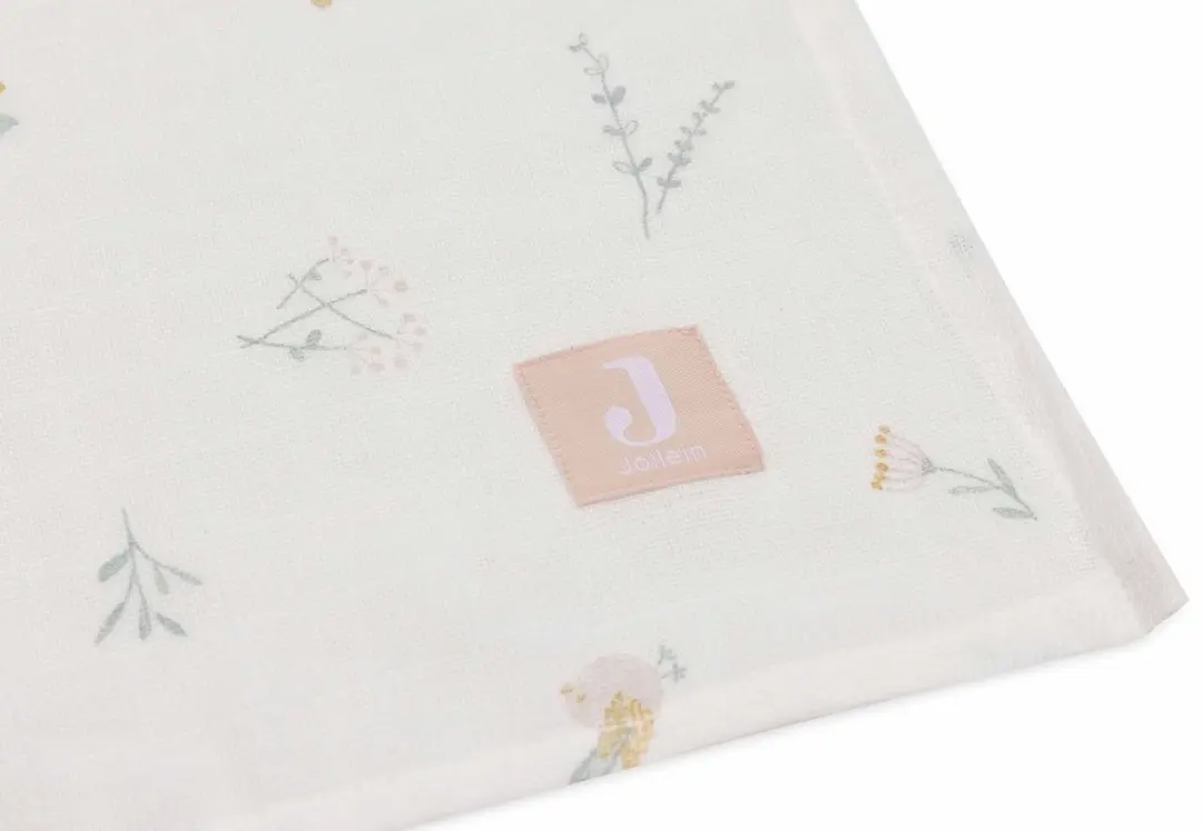 Jollein Hydrofiele Doek Large 115x115cm - Lovely Birds - 2 Stuks