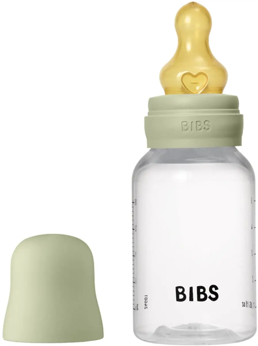 BIBS Fles 150ml Slow Flow Latex Sage