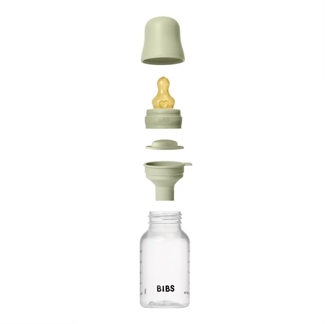 BIBS Fles 150ml Slow Flow Latex Sage