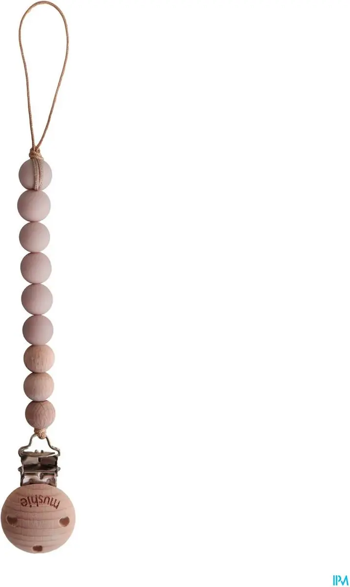 Mushie Speenkoord EVA Blush - Siliconen