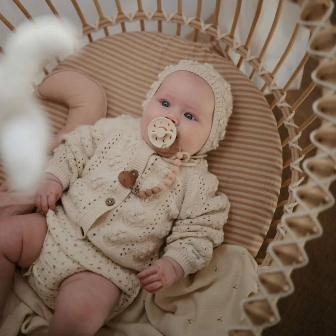 Mushie Speenkoord EVA Blush - Siliconen