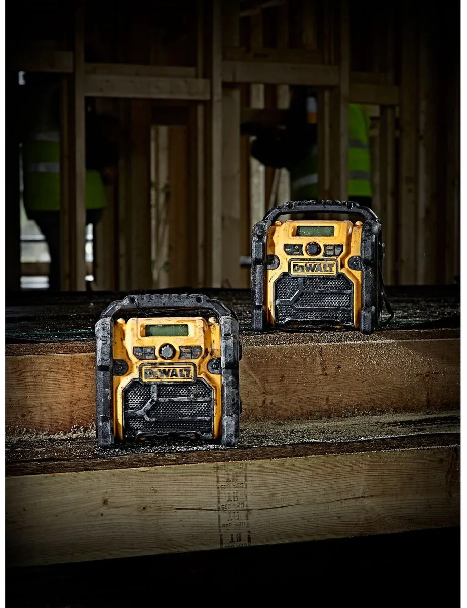 DeWalt DCR020 Bouwradio DAB+ - Zwart/Geel