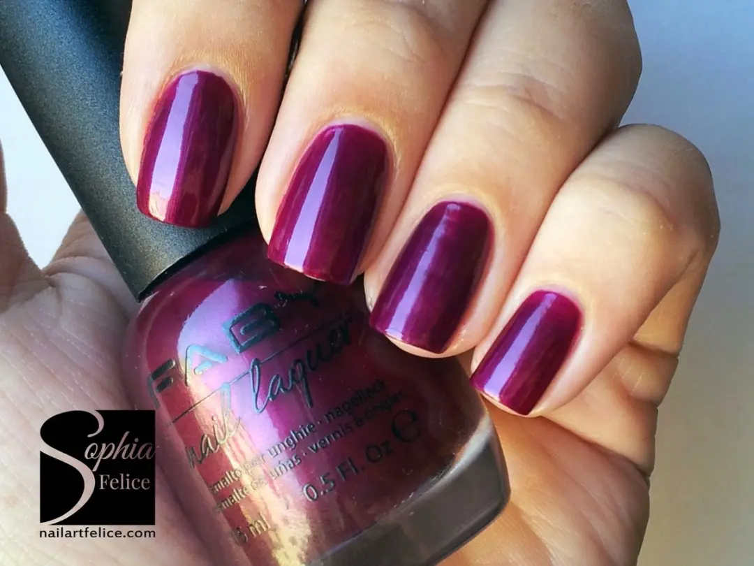 FABY Vegan Nagellak Paars - 15ml