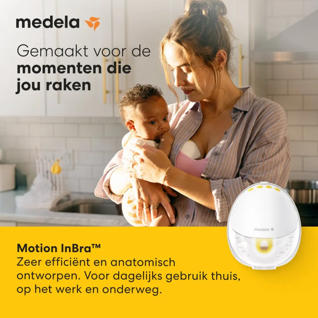 Medela Motion InBra Dubbele Opvangcup - 2 Stuks Wit