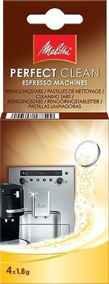 Melitta Perfect Clean - Reinigingstabletten - 4 Tabletten a 1.8 g