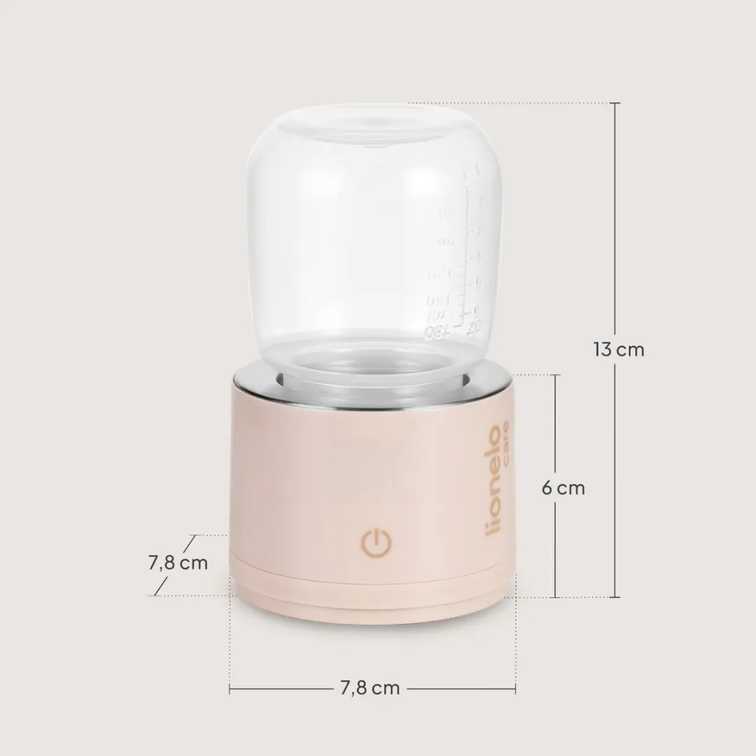 Lionelo Thermup Swift Flessenwarmer 180ml - USB-C - 5 Adapters - 37–50°C