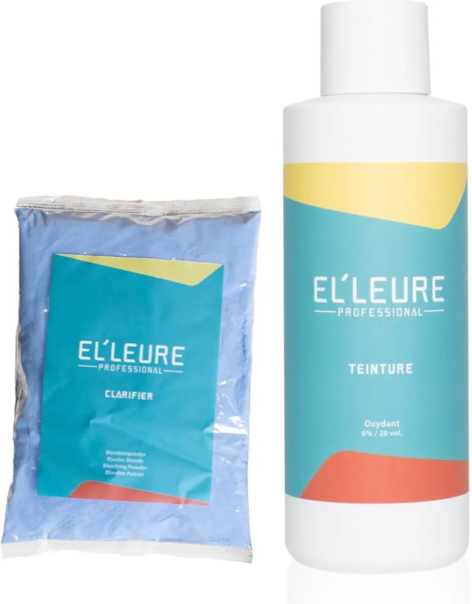 Elleure Clarifier Blondeerpoeder 500g + Oxydant 6% 1000ml