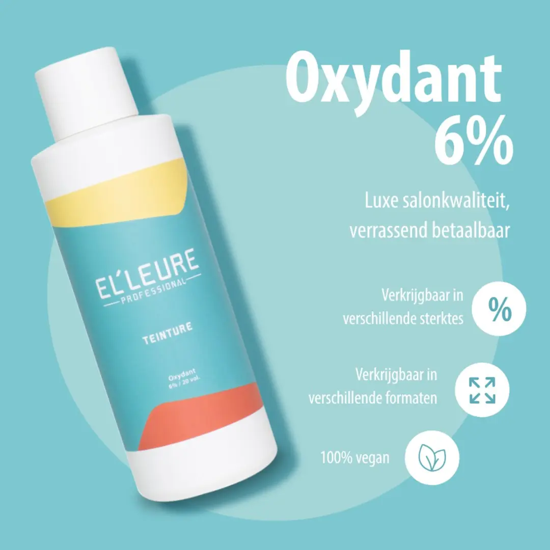 Elleure Clarifier Blondeerpoeder 500g + Oxydant 6% 1000ml - 2 Stuks