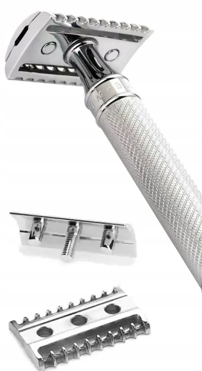 Mühle R41 Twist Klassiek Scheermes - Zilver
