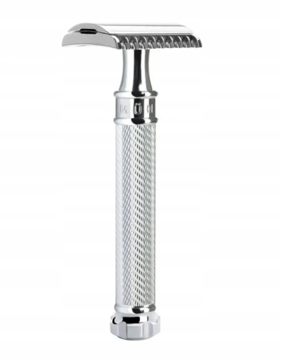 Mühle R41 Twist Klassiek Scheermes - Zilver