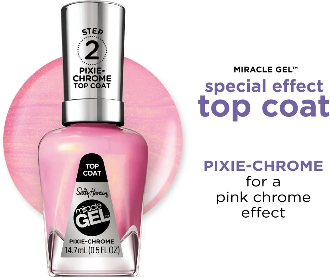 Sally Hansen Miracle Gel Toplaag Pixie Chrome IV 15ml