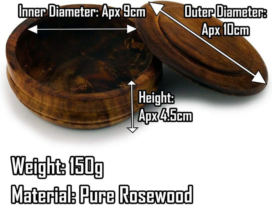 Haryali London Rose Wood Scheerset - 4 Stuks