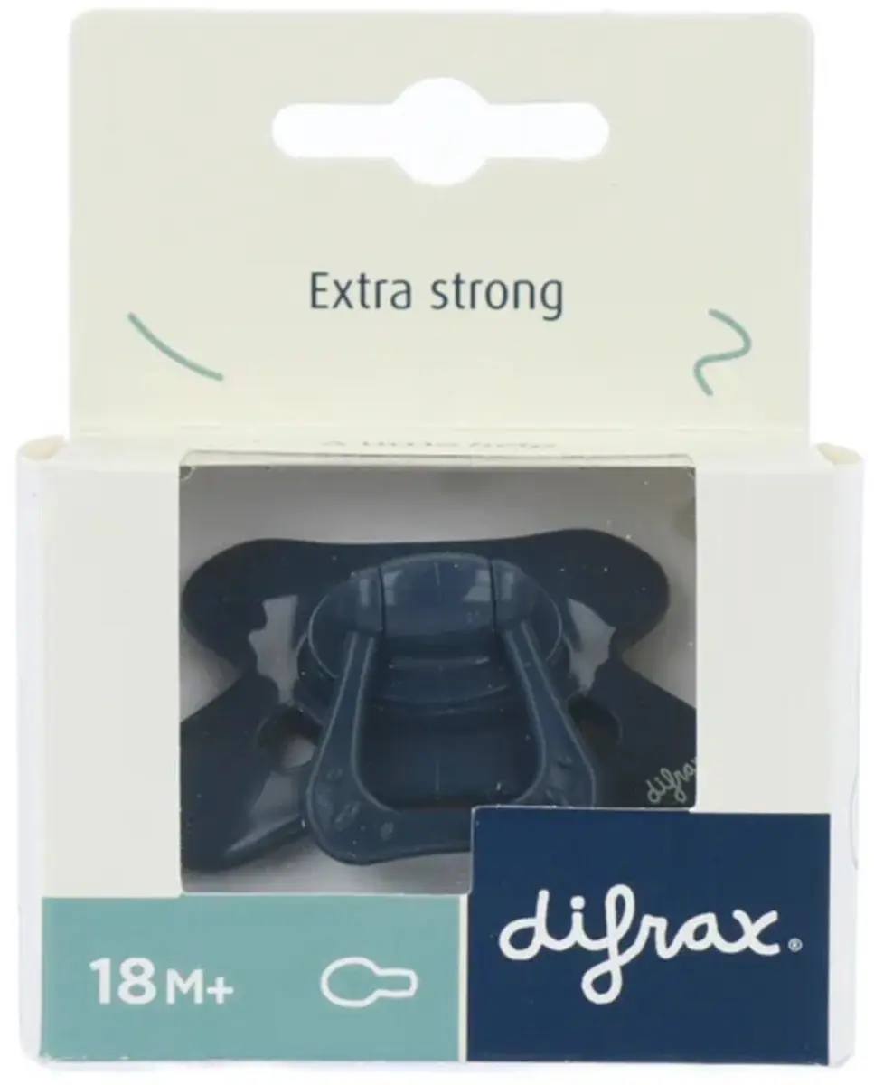 Difrax Fopspeen Natural 18+ Blackberry - 2 Stuks
