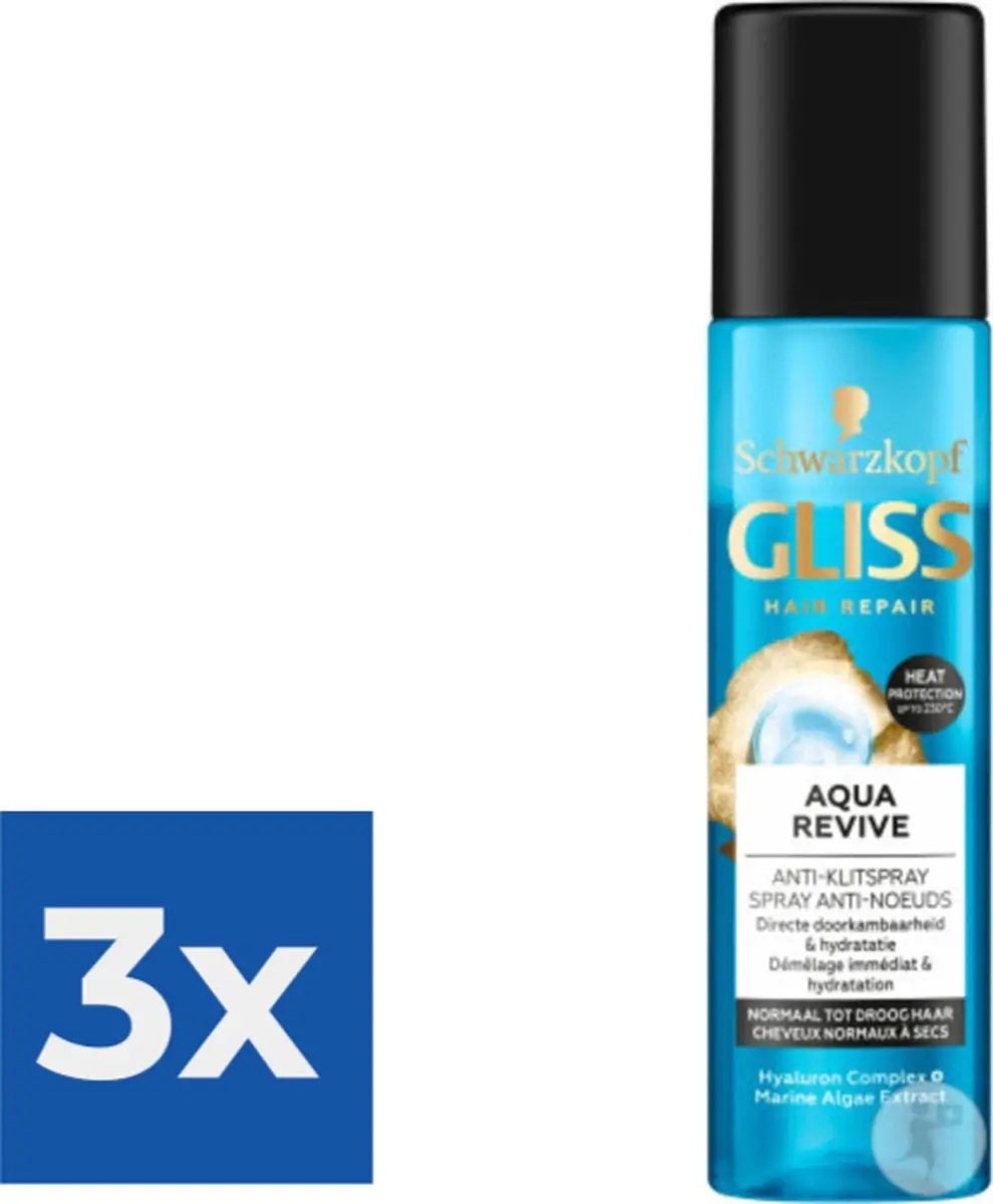 Gliss Kur Anti-Klit Spray Aqua Revive - 600ml