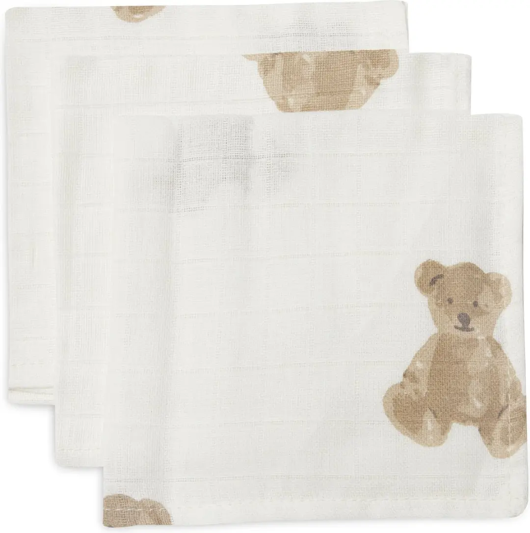 Jollein Hydrofiel Monddoekje Teddy Bear