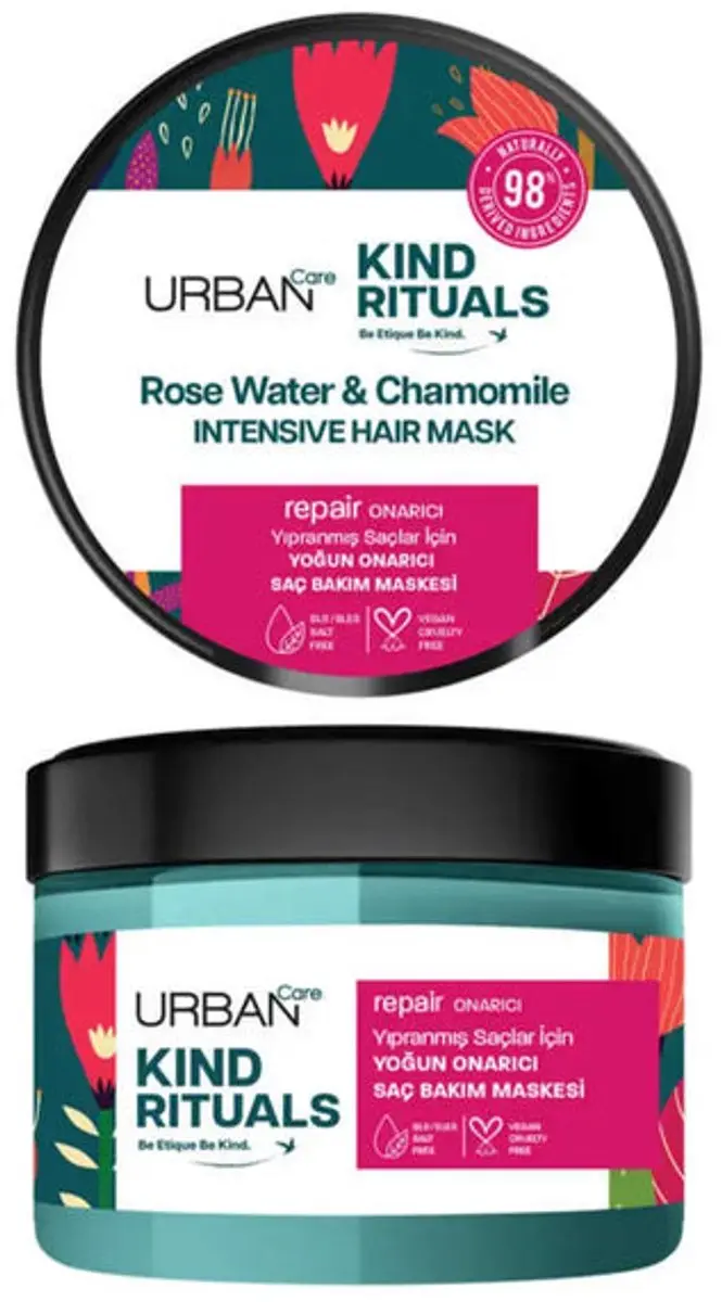 Urban Care Kind Rituals Rozenwater Kamille Haarmasker 230ml