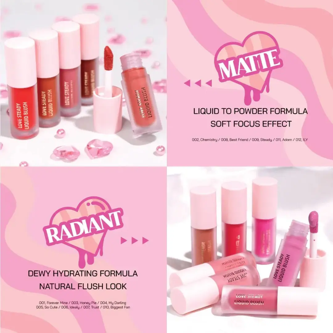 Moira Love Steady Liquid Blush 008 Best Friend - 4.8g