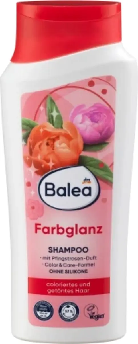 Balea Shampoo Kleurglans Roze/Rood 300ml