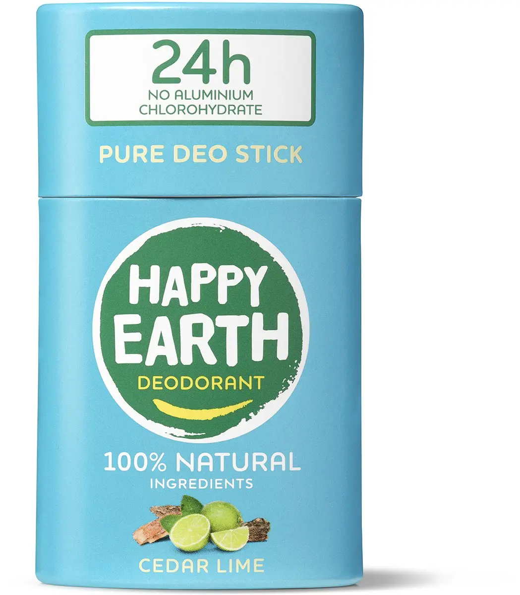 Happy Earth Deo Stick Cedar Lime 75ml