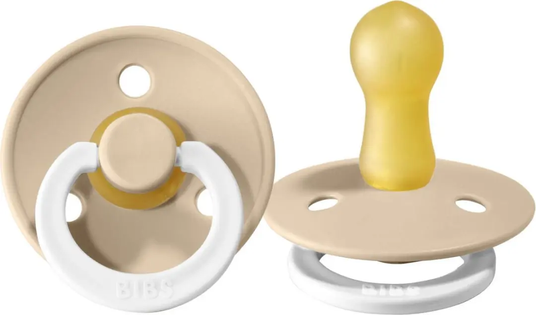 BIBS Fopspeen Glow Vanilla - Maat 1 0-6 maanden