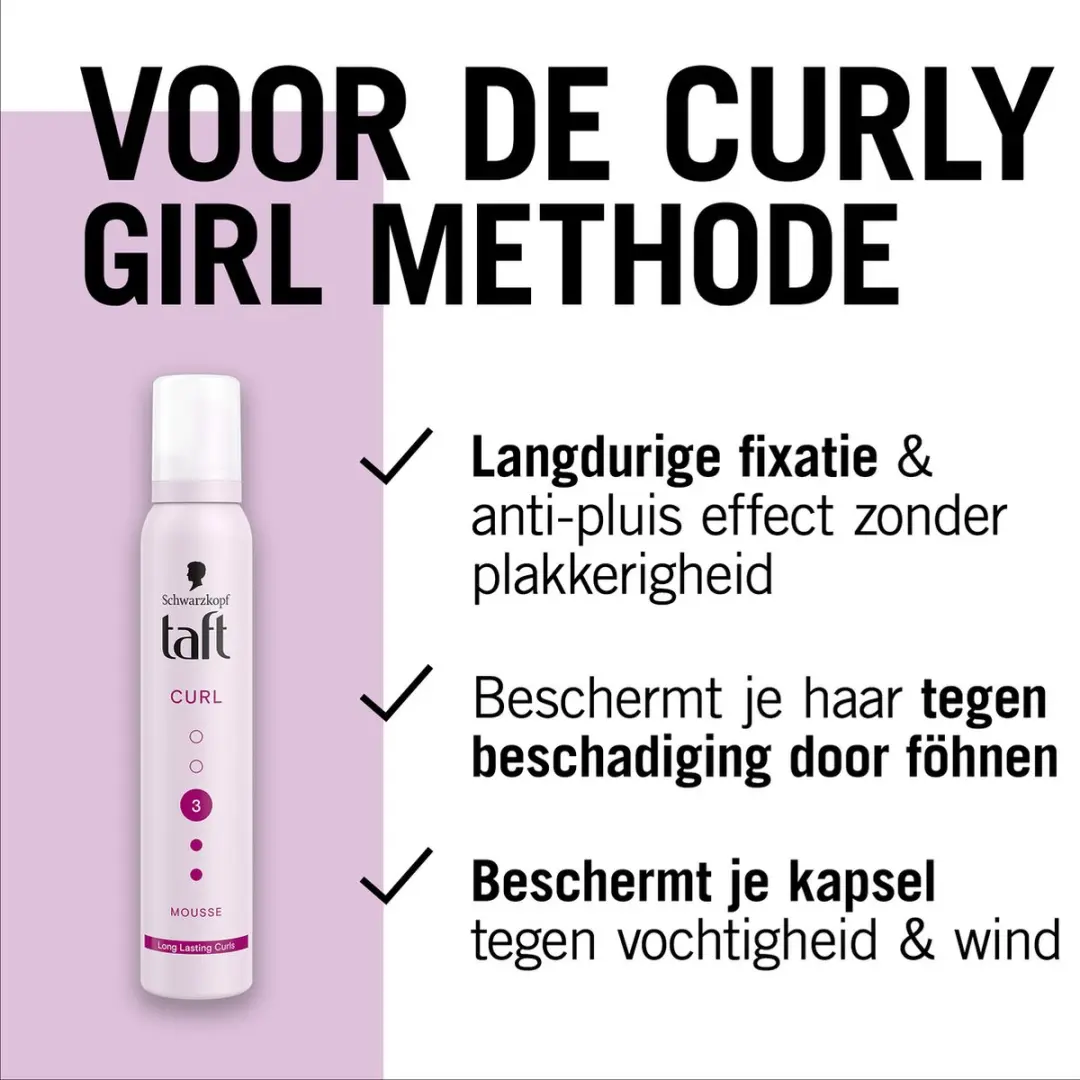 Taft Styling Mousse Curl 200ml - 6x