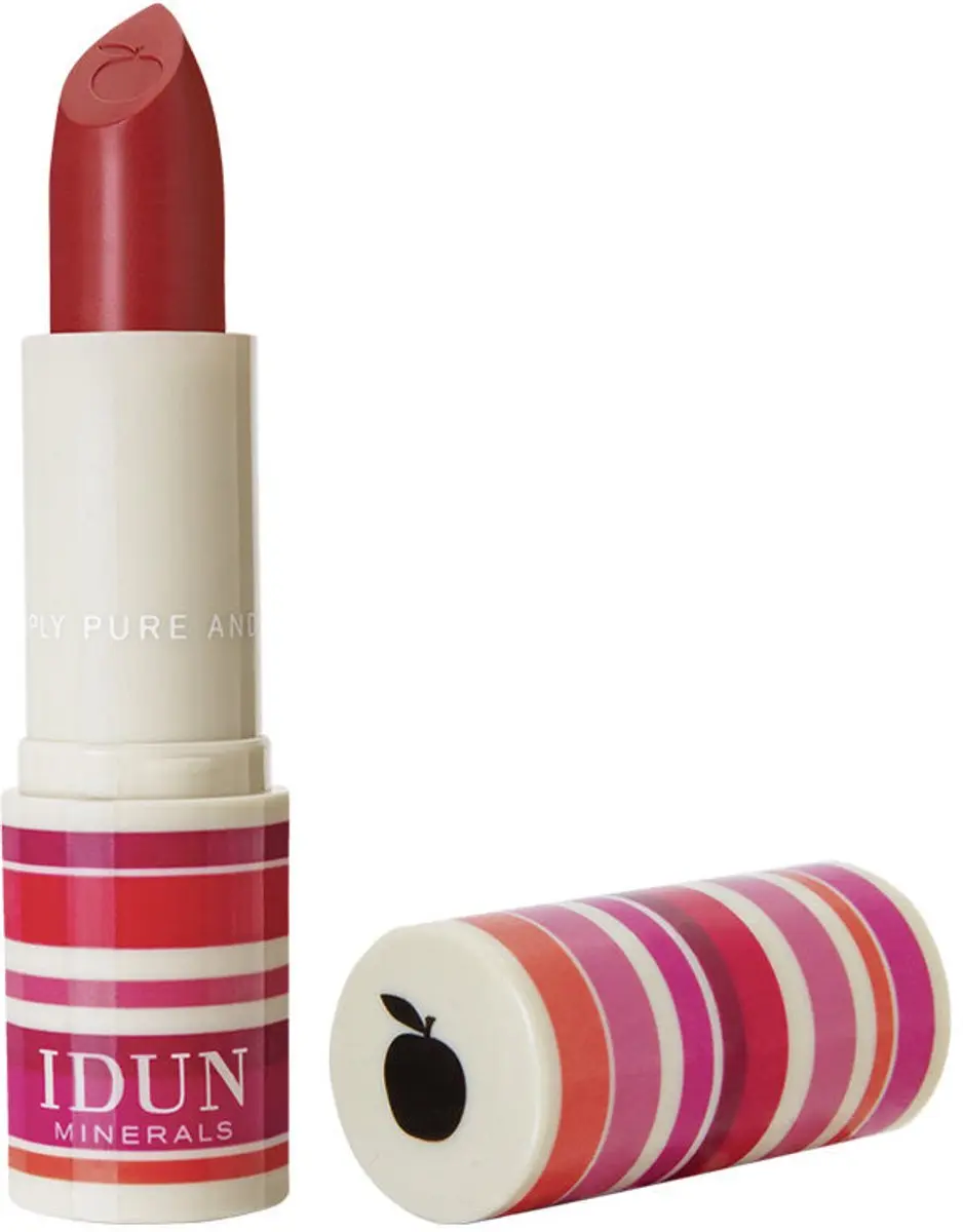 Idun Minerals Lipstick Matt Körsbär - 4g