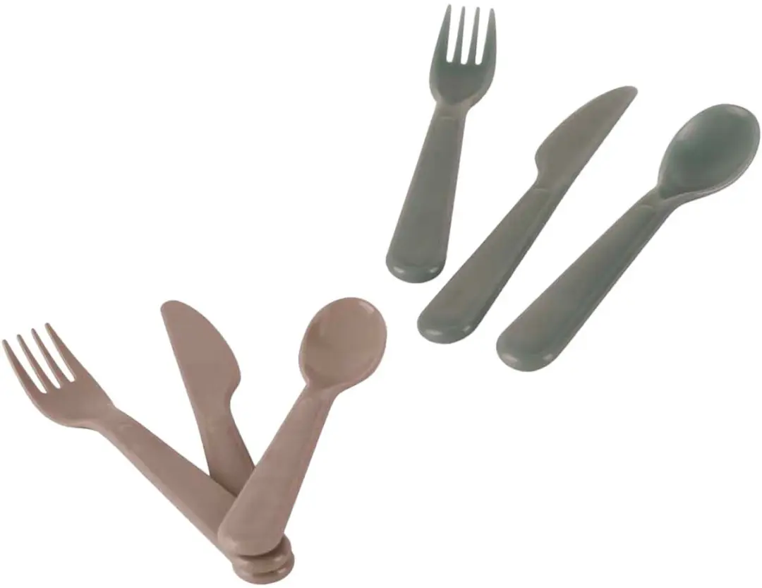 Dantoy Bestekset Mokka/Olijfgroen 6-delig - 6 Personen