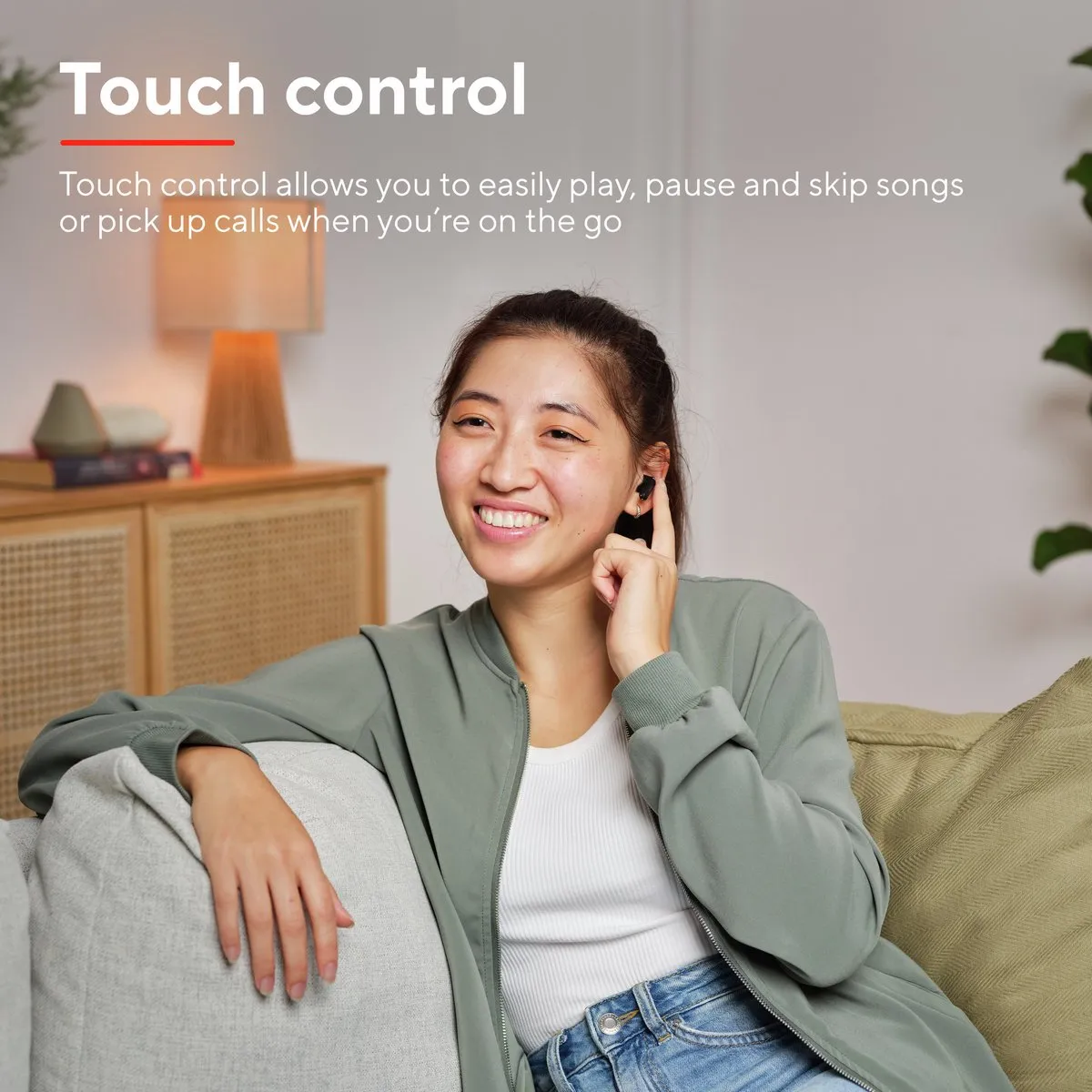 Trust Yavi 25296 Bluetooth Oordopjes Noise-Cancelling - Zwart
