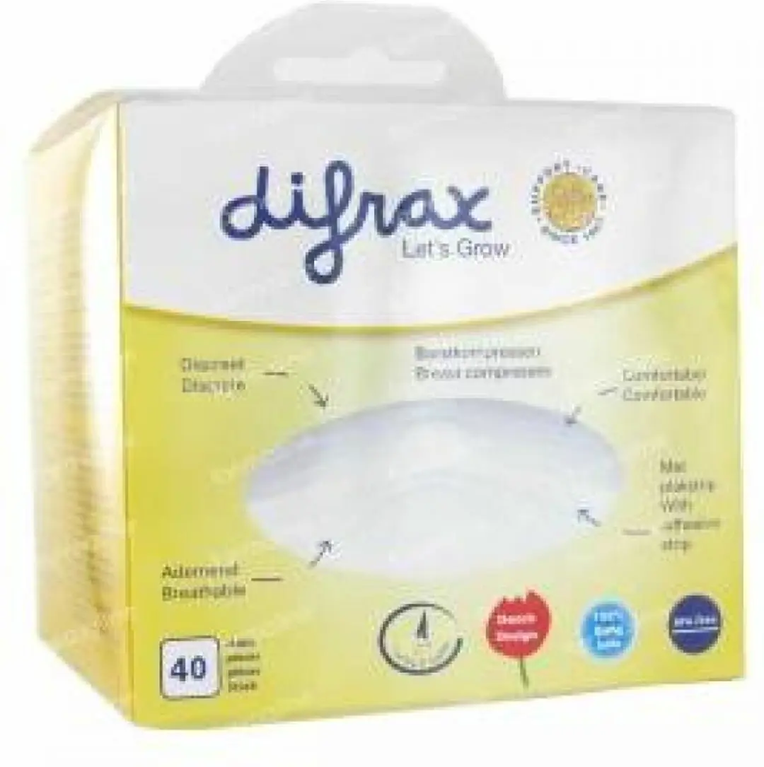 Difrax Zoogcompressen - 40 Stuks - Meerkleurig