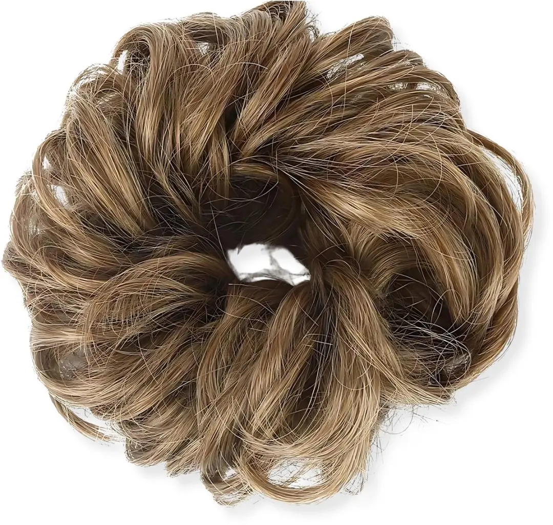 Guardian Beauty Messy Haarstuk Bun #12/24 Licht Toffee Bruin