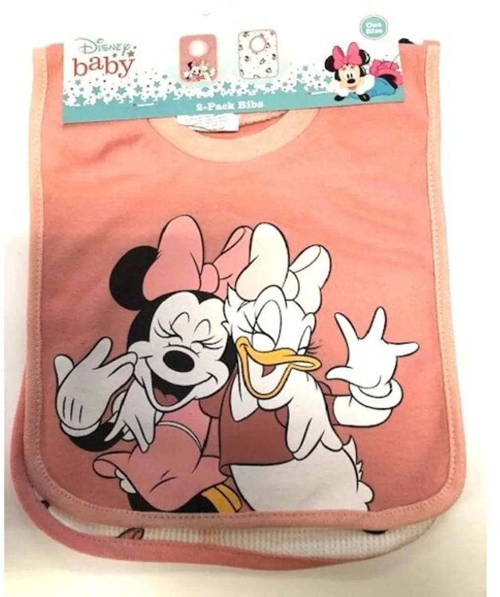 Disney Baby Slabber - Roze - 2 Stuks