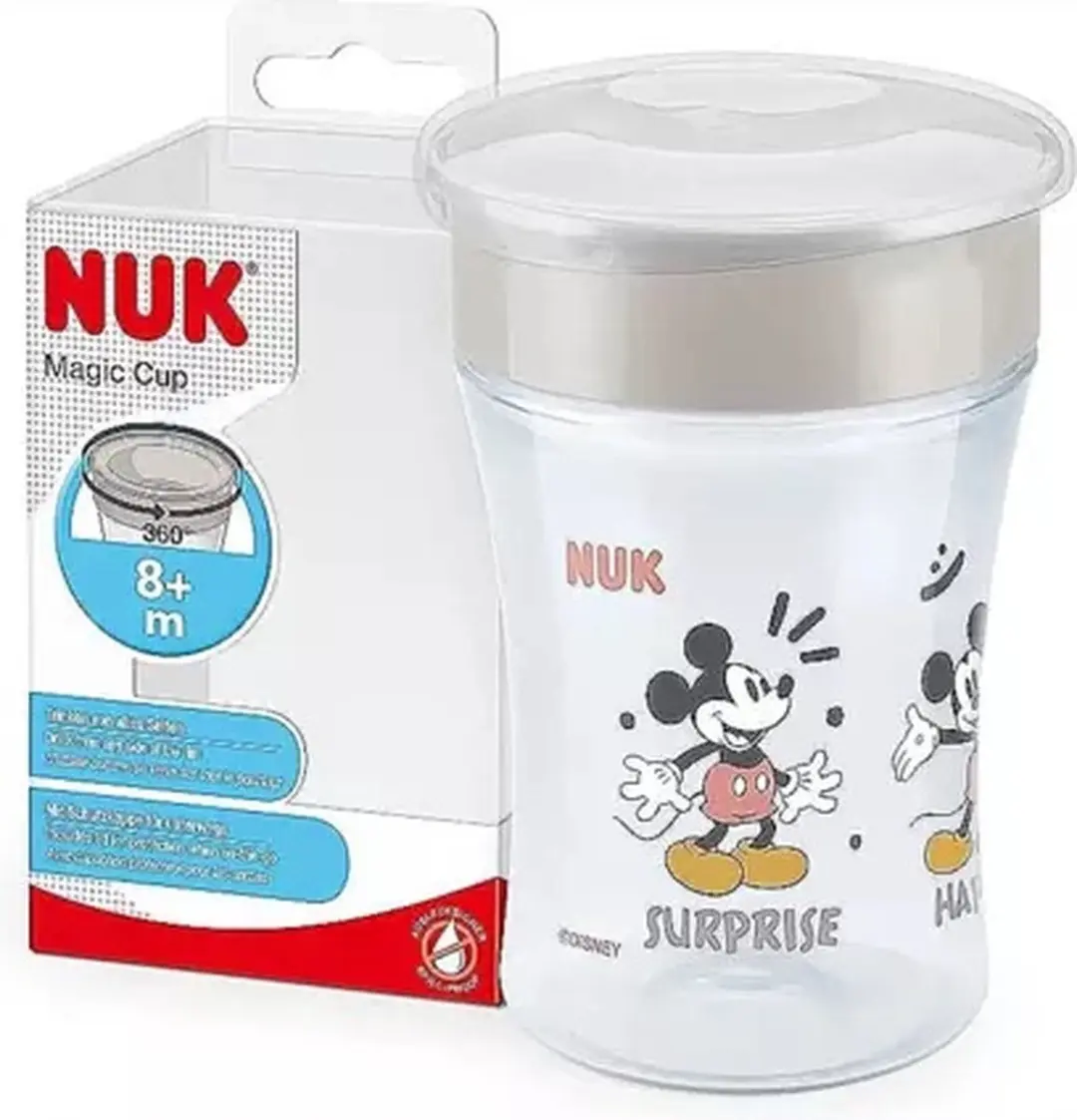 NUK Magic Cup 360 Mickey 230ml - Grijs/Wit