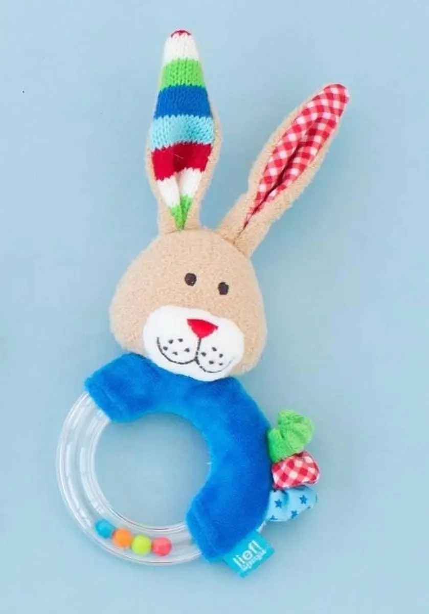Igra Toys Bobby het Konijn Rammelaar - Multicolor