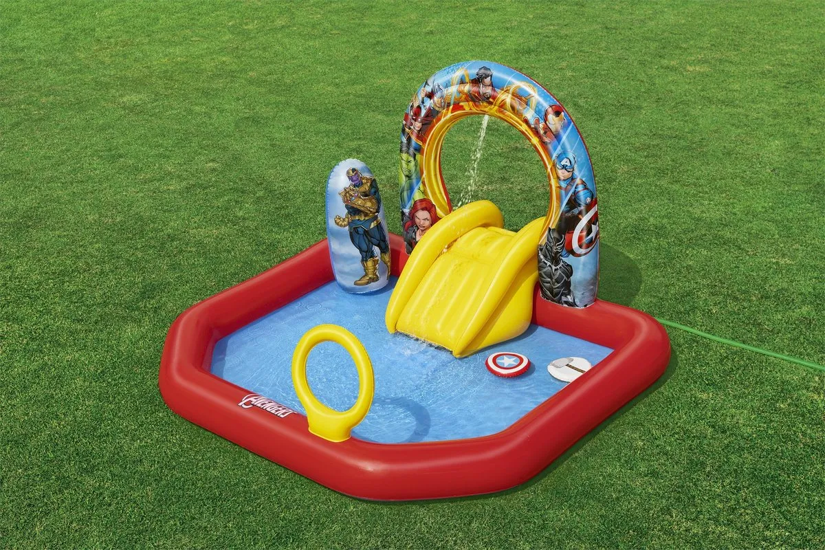 Bestway Avengers Opblaasbare Speeltuin 211x198x125cm - 2 Jaar