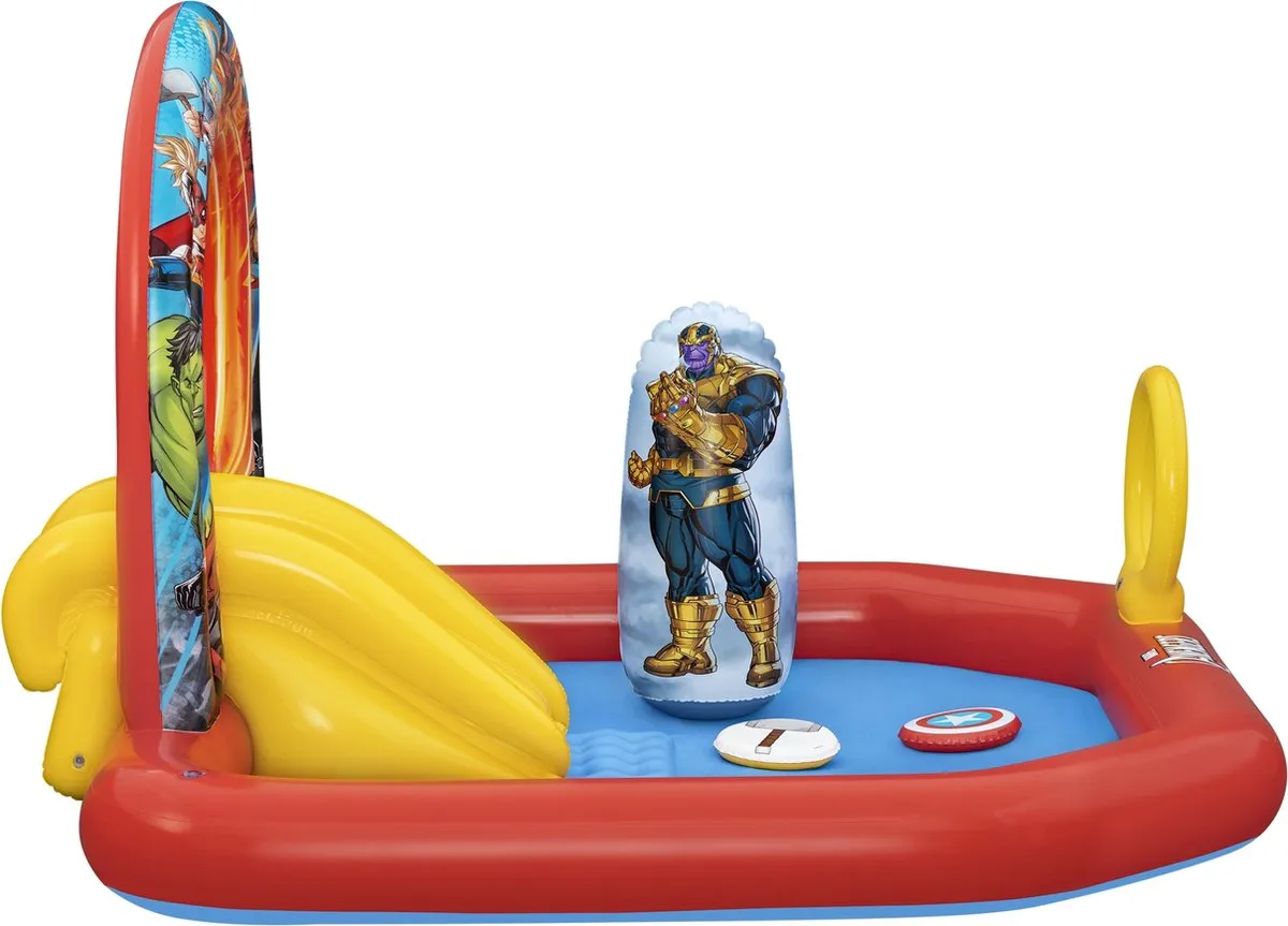 Bestway Avengers Opblaasbare Speeltuin 211x198x125cm - 2 Jaar