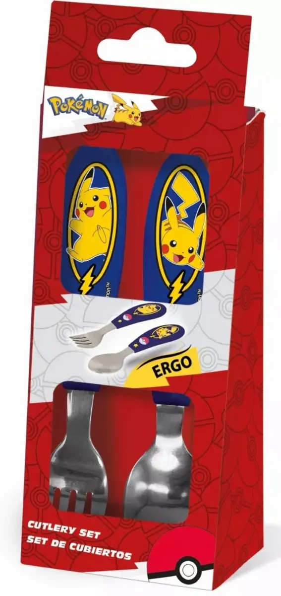 Pokémon Pikachu Metal Bestekset
