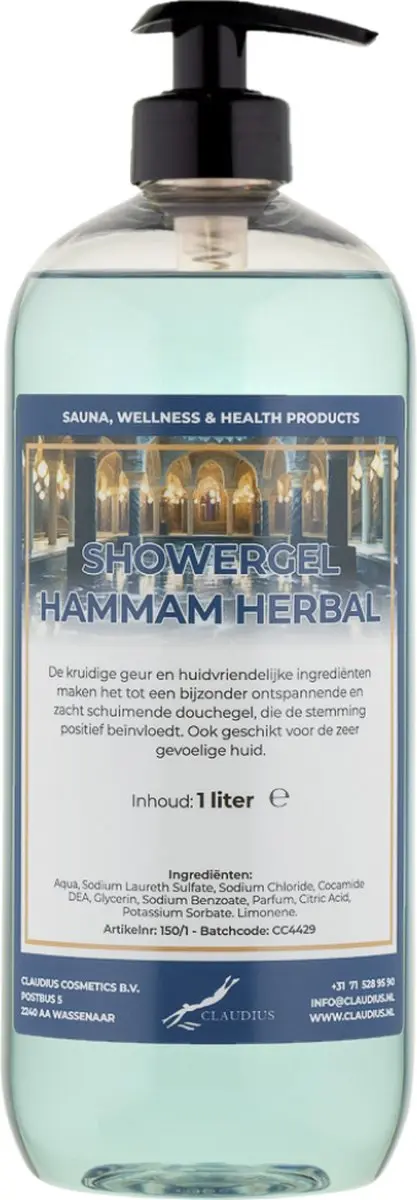 Splashbox Cosmetics Hammam Herbal Douchegel 1L