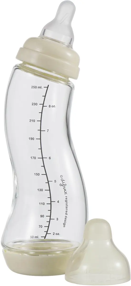 Difrax Glazen Natural S-fles 250ml