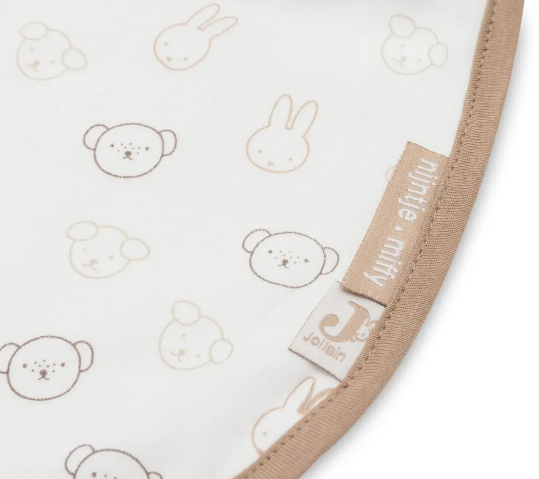 Jollein Slabbetjes Waterproof Miffy Heads - 5 Stuks