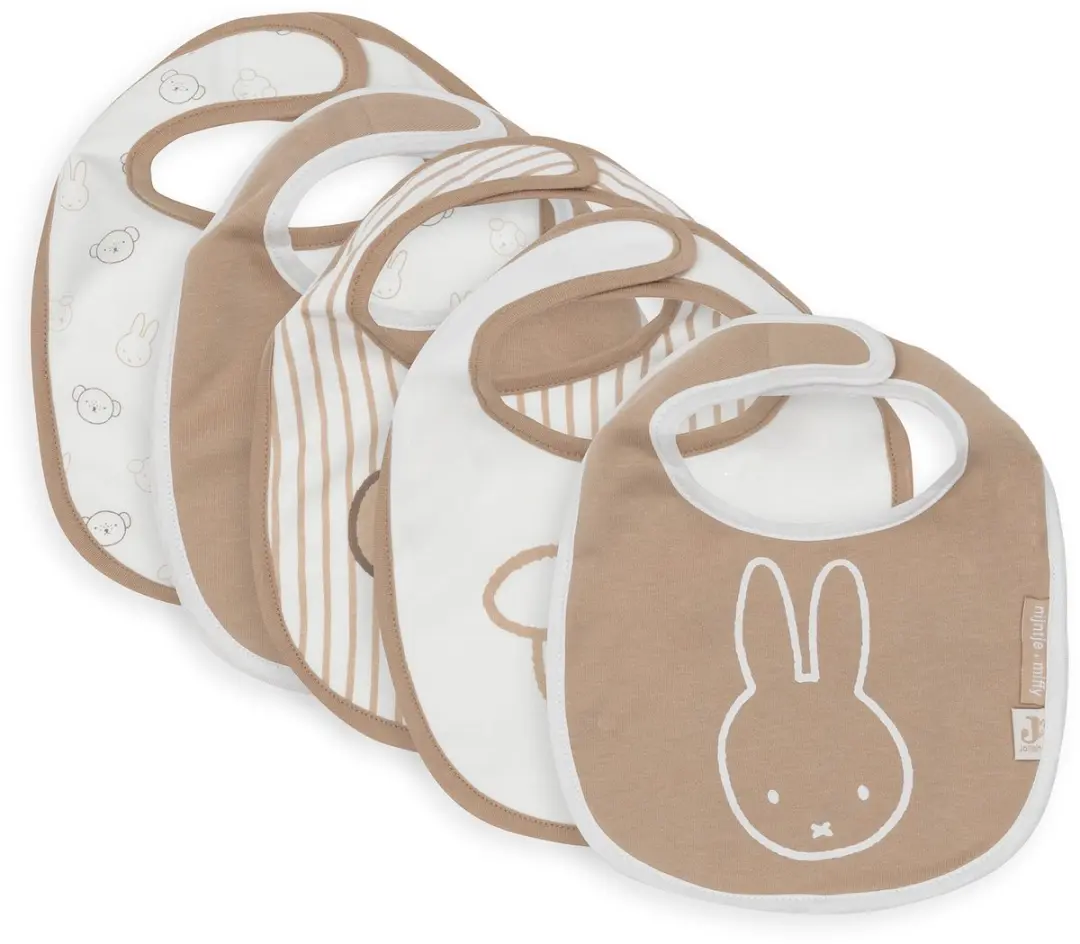 Jollein Slabbetjes Waterproof Miffy Heads