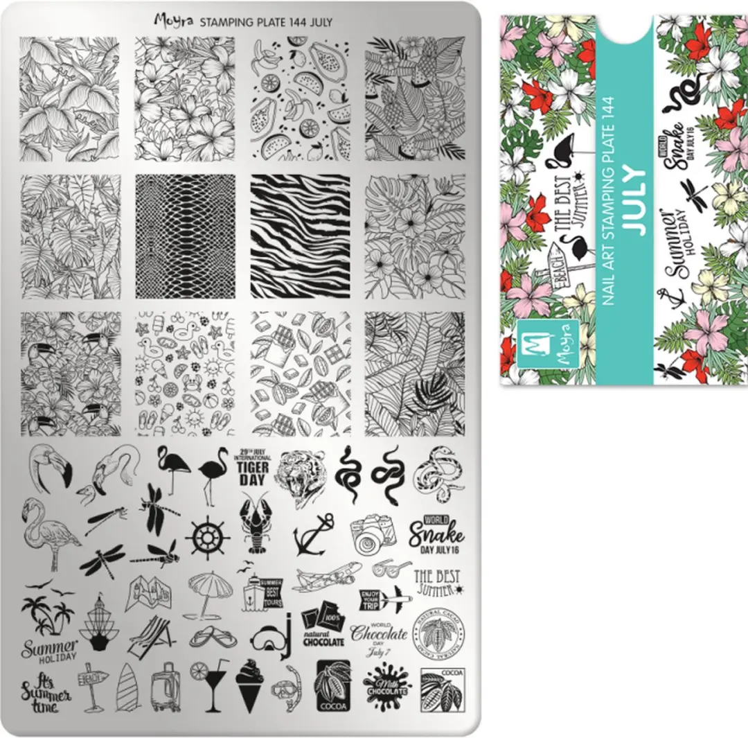 Moyra Stamping Plate July 144