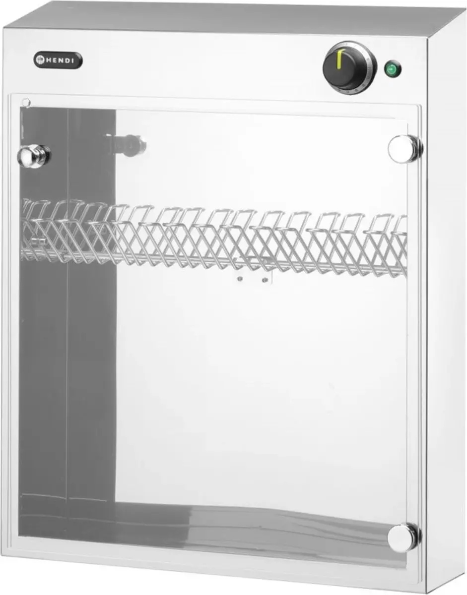 HENDI UV Sterilisator 14 Messen - 510x160x625mm - Zilver - afbeelding 6 van 6