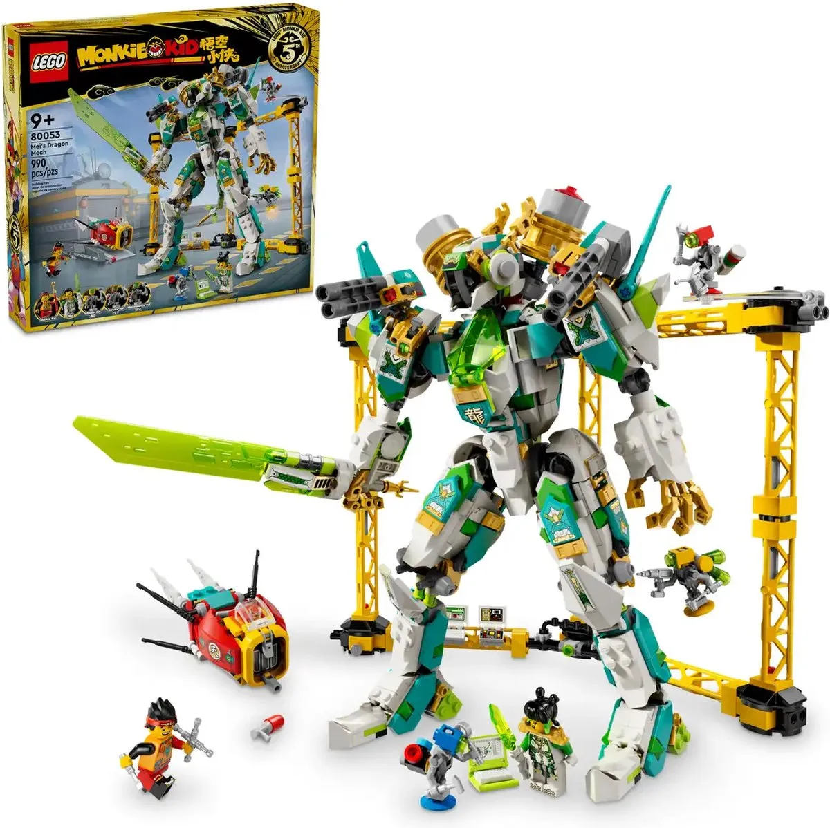 LEGO Monkie Kid Mei's Drakenmecha - 937 Stukken