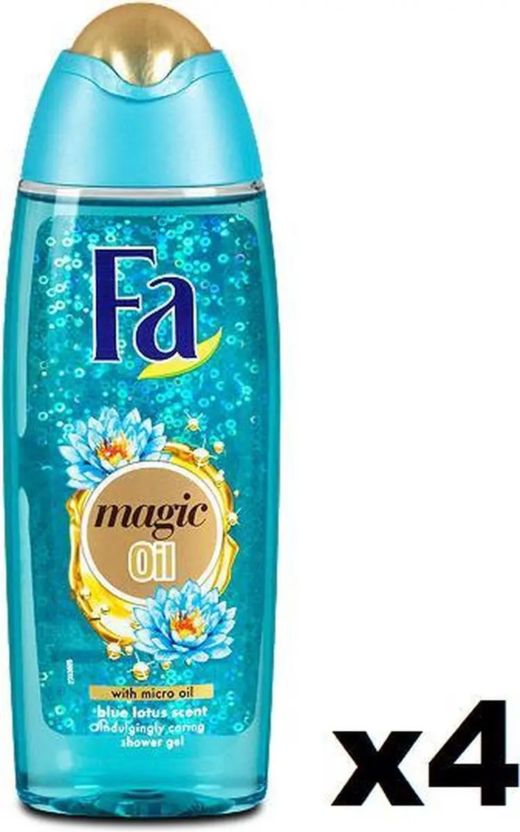 Fa Douchegel Blauwe Lotus Magic Oil - 1000ml (4x250ml)