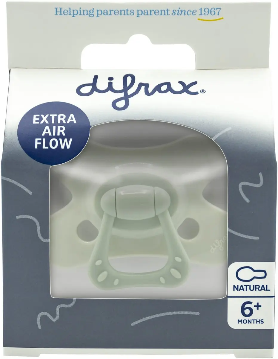 Difrax Uni Fopspeen Green Jade - 6+ Mnd