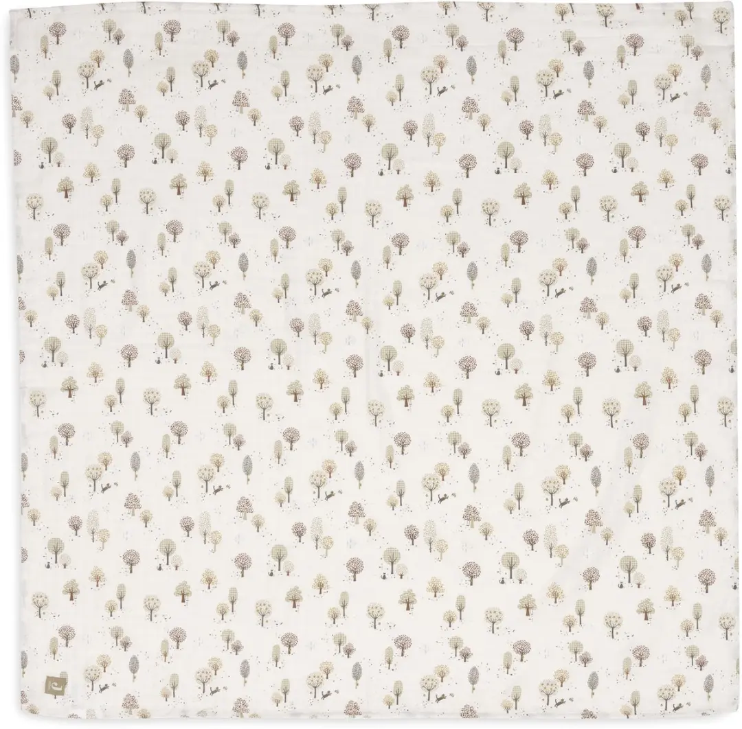 Jollein Hydrofiele Doek Large 115x115cm - Tiny Park - 2 Stuks