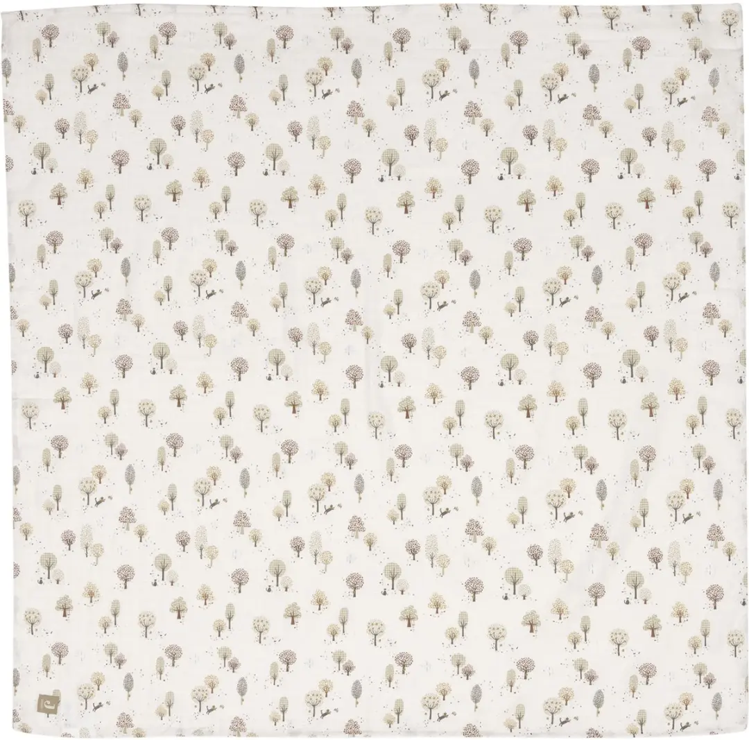 Jollein Hydrofiele Doek Large 115x115cm - Tiny Park - 2 Stuks